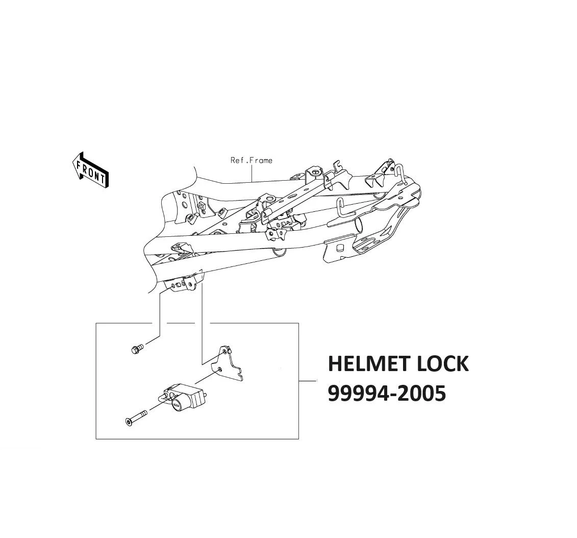 Brava za kacigu One-Key System (Ninja 500 & Z500) 2