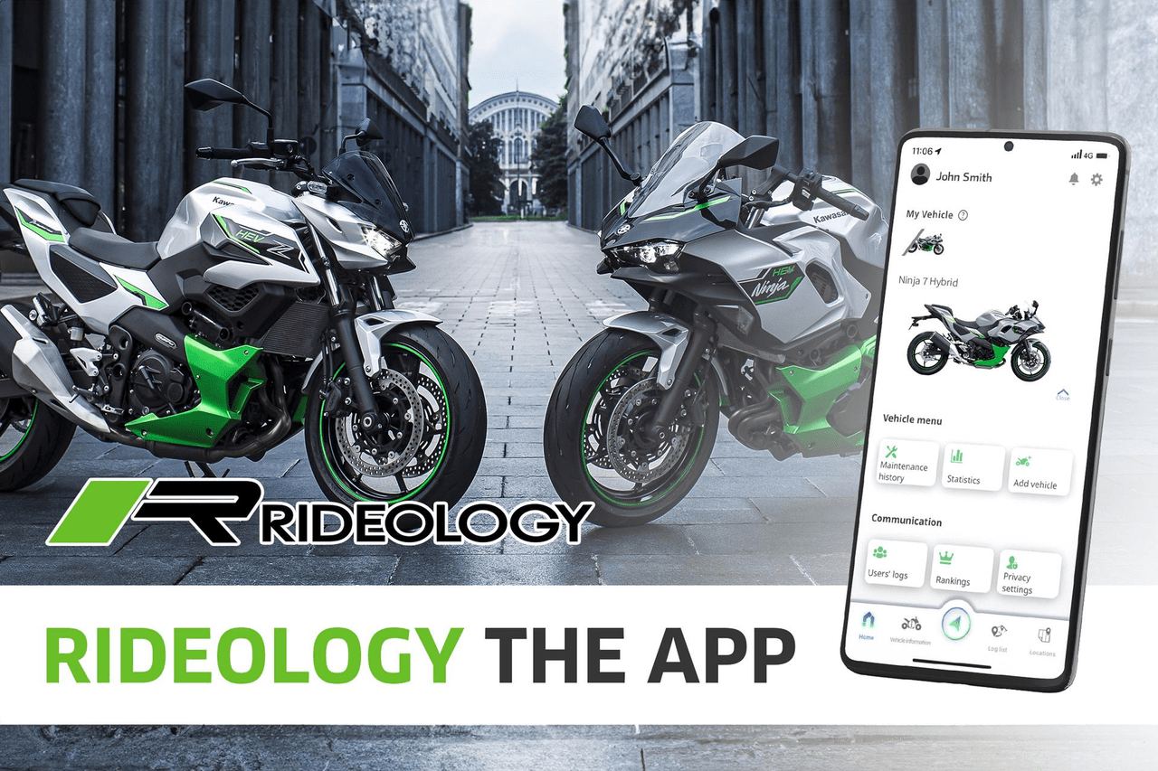 KAWASAKI RIDEOLOGY HEV APLIKACIJA
