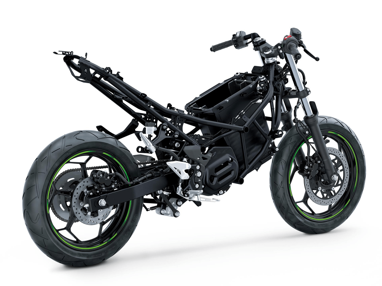 SOLID BUILD: KAWASAKI-DESIGNED MOTOCIKL ŠASIJA