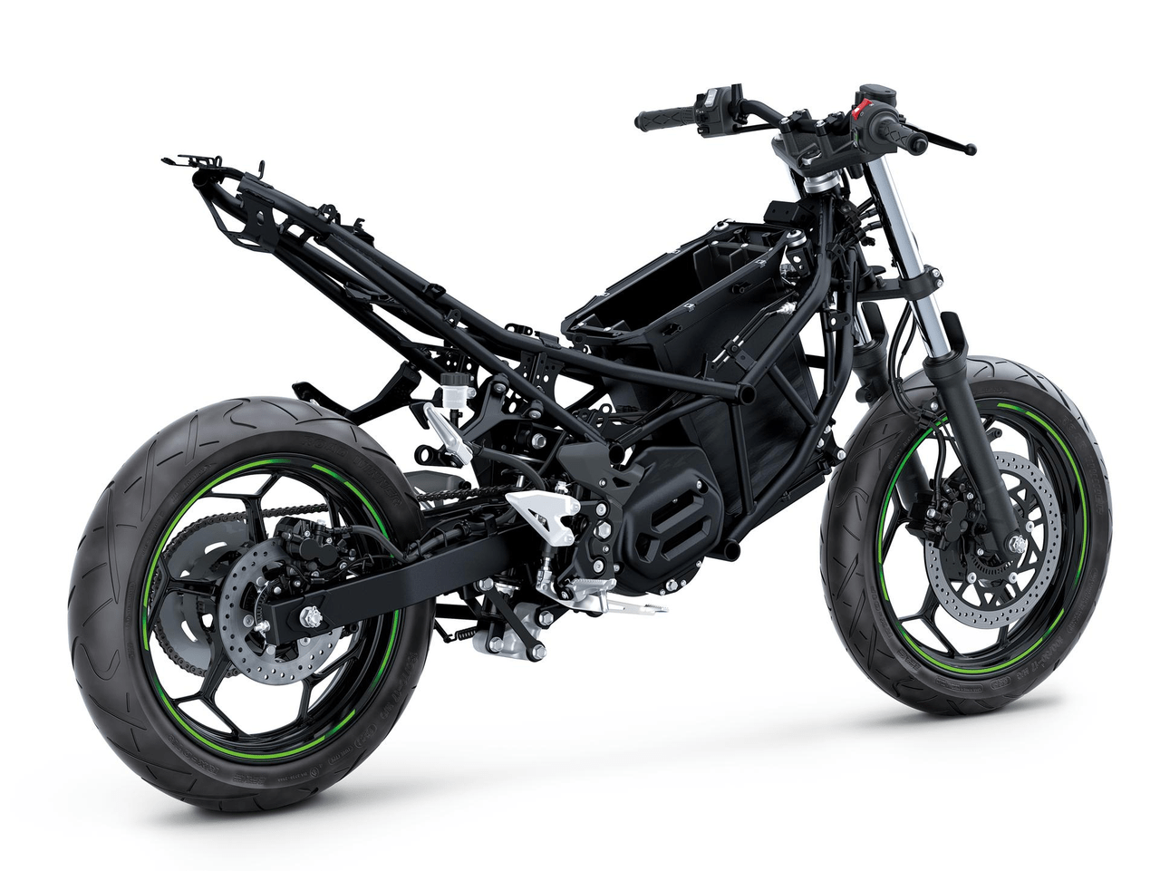 SOLID BUILD: KAWASAKI-DESIGNED MOTOCIKL ŠASIJA